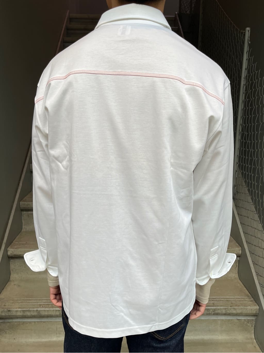 Namikiさんの「TAKEO KIKUCHI｜【モンスターストレッチ】日本製 ワンウォッシュ デニムパンツ」を使ったコーディネート