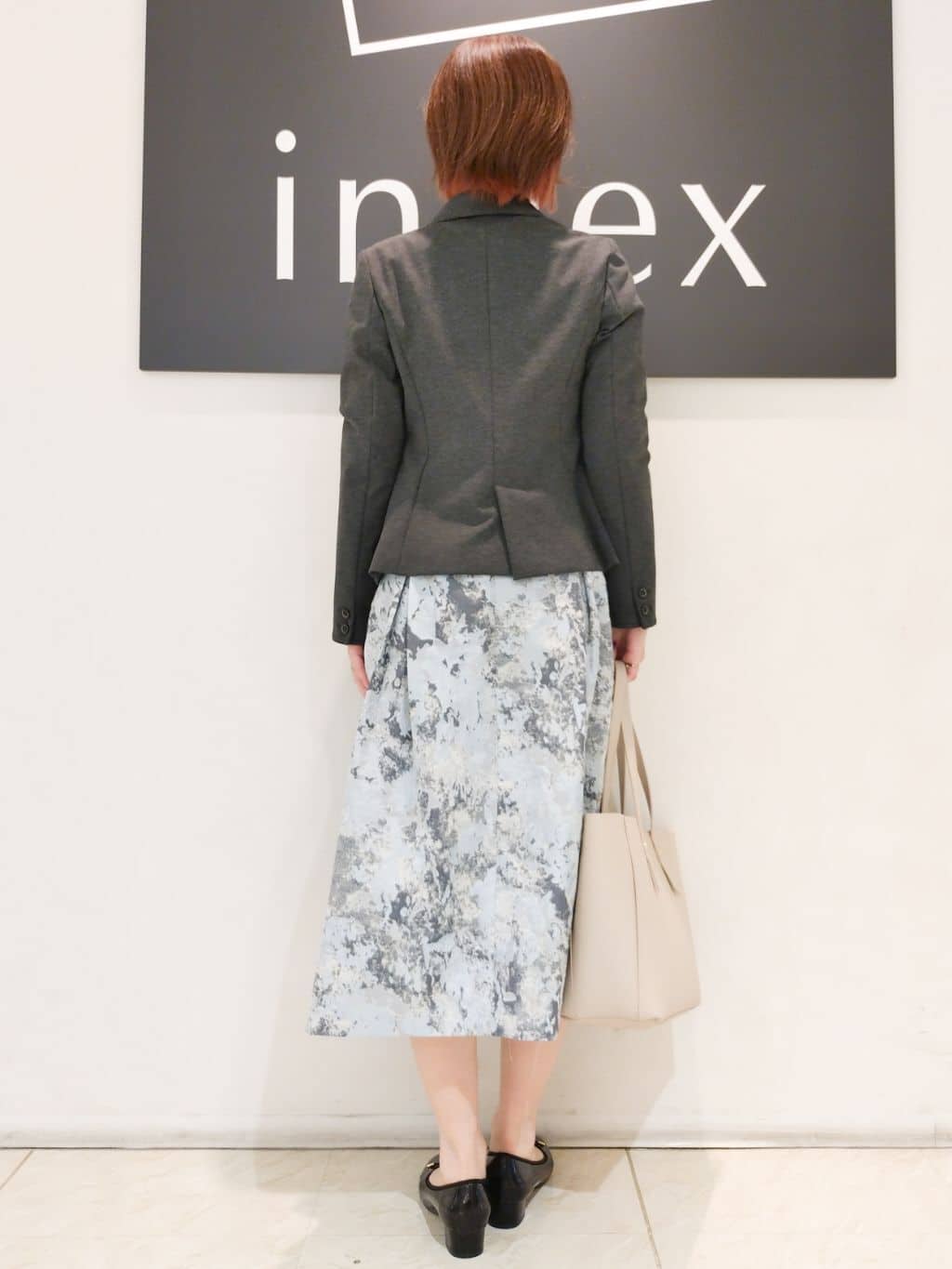 n.さんの「index｜《5色展開／XS-LLサイズ》ストレッチテーラードジャケット／セットアップ対応【イージーアイロン】」を使ったコーディネート