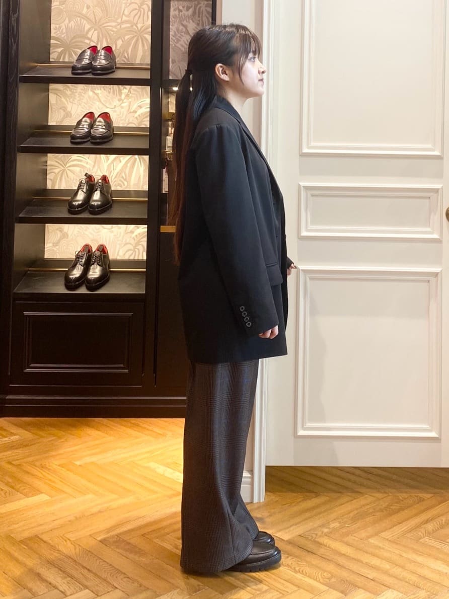 c.wさんの「DRESSTERIOR｜◆ストレッチフルニードルプルオーバーニット」を使ったコーディネート