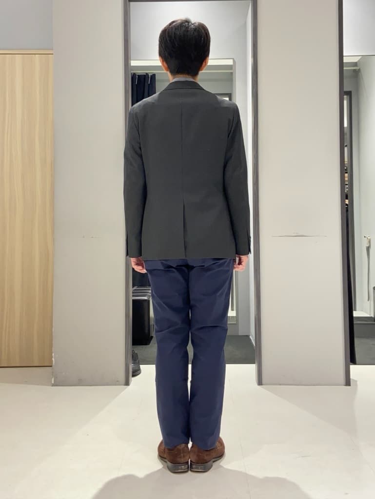 わいずみさんの「TAKEO KIKUCHI｜【Made in JAPAN】播州織 ヘリンボン ストレート パンツ」を使ったコーディネート