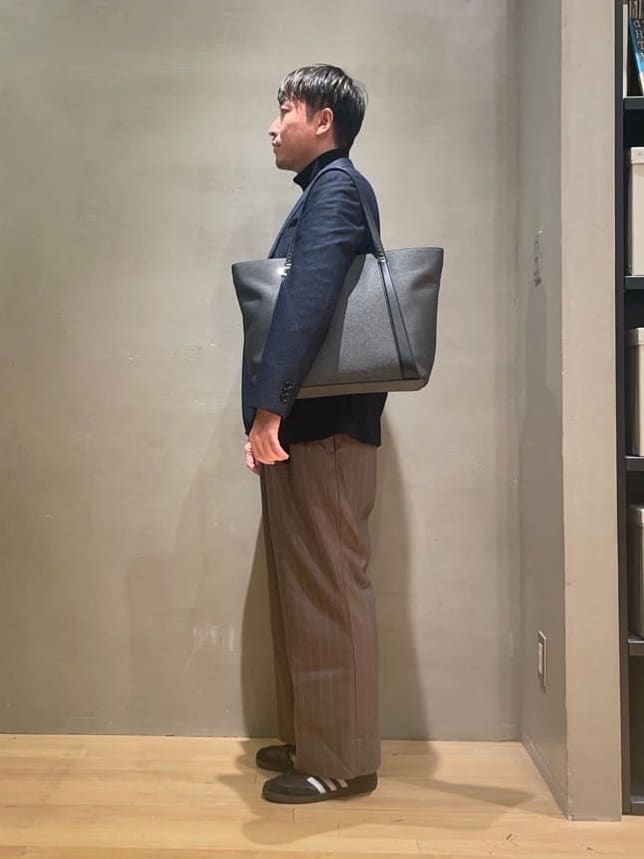 IMAIさんの「TAKEO KIKUCHI｜【キーリング付】メランジ　大人トートバッグ」を使ったコーディネート