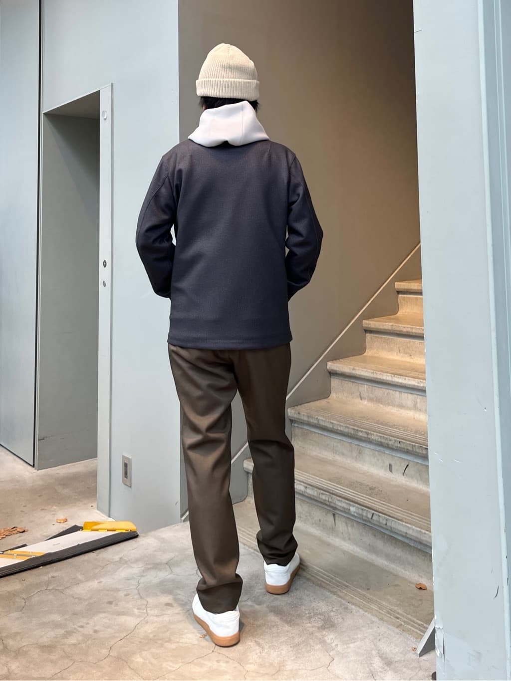 Shintaroさんの「TAKEO KIKUCHI｜【DOWN FABRIC】ダウンファブリック スタンドカラーブルゾン」を使ったコーディネート