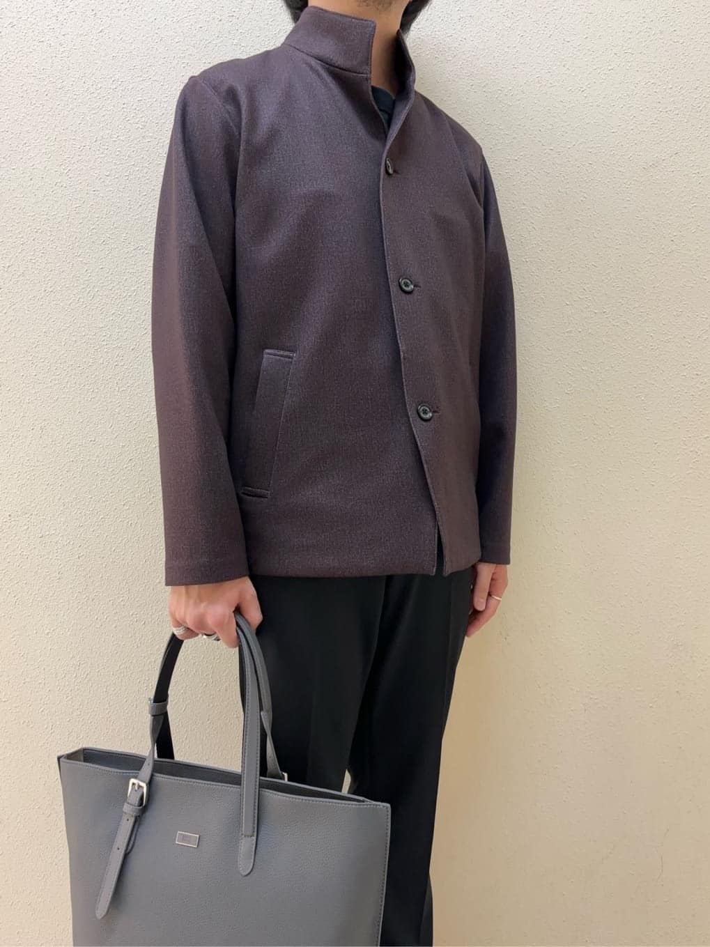 及川さんの「TAKEO KIKUCHI｜【DOWN FABRIC】ダウンファブリック スタンドカラーブルゾン」を使ったコーディネート