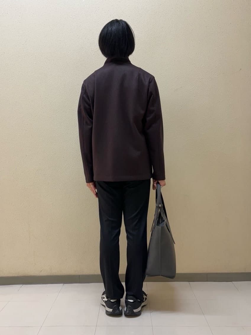 及川さんの「TAKEO KIKUCHI｜【DOWN FABRIC】ダウンファブリック スタンドカラーブルゾン」を使ったコーディネート