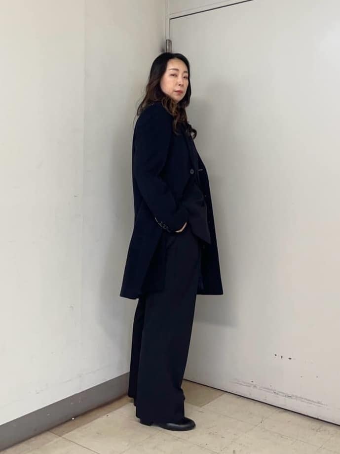 iwさんの「TAKEO KIKUCHI｜ウールカシミヤブレンド チェスターコート」を使ったコーディネート
