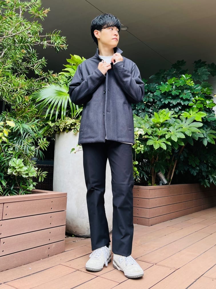 ワッキーさんの「TAKEO KIKUCHI｜【DOWN FABRIC】ダウンファブリック スタンドカラーブルゾン」を使ったコーディネート