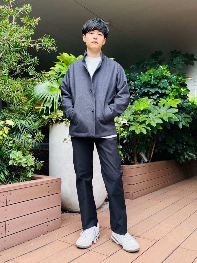 ワッキーさんの「TAKEO KIKUCHI｜【DOWN FABRIC】ダウンファブリック スタンドカラーブルゾン」を使ったコーディネート