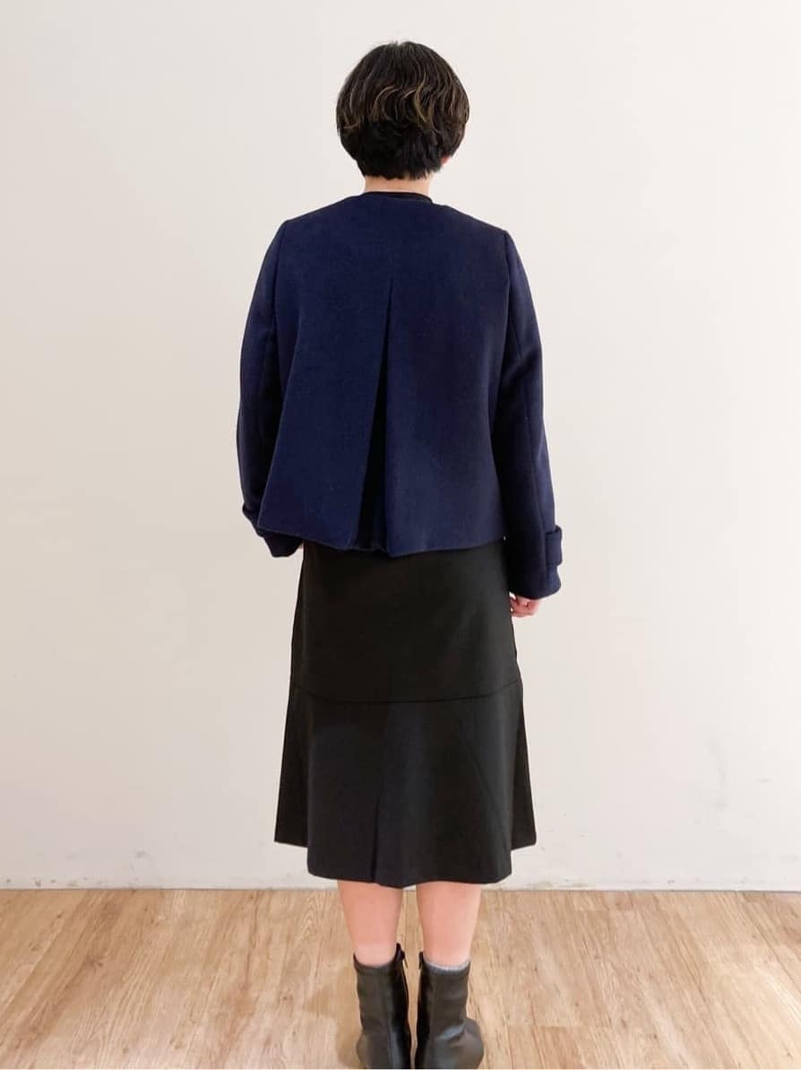 su.さんの「index｜《5色展開／S-LLサイズ》ストレッチマーメイドスカート／セットアップ対応【洗濯機洗い可／イージーケ」を使ったコーディネート