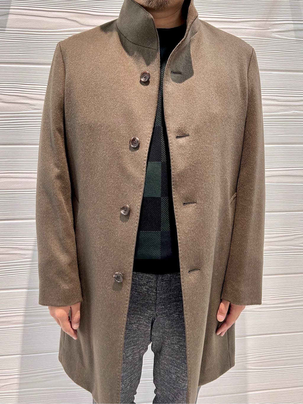 すーさんの「TAKEO KIKUCHI｜【ONOFF対応】TRダブルニット ストレッチパンツ」を使ったコーディネート