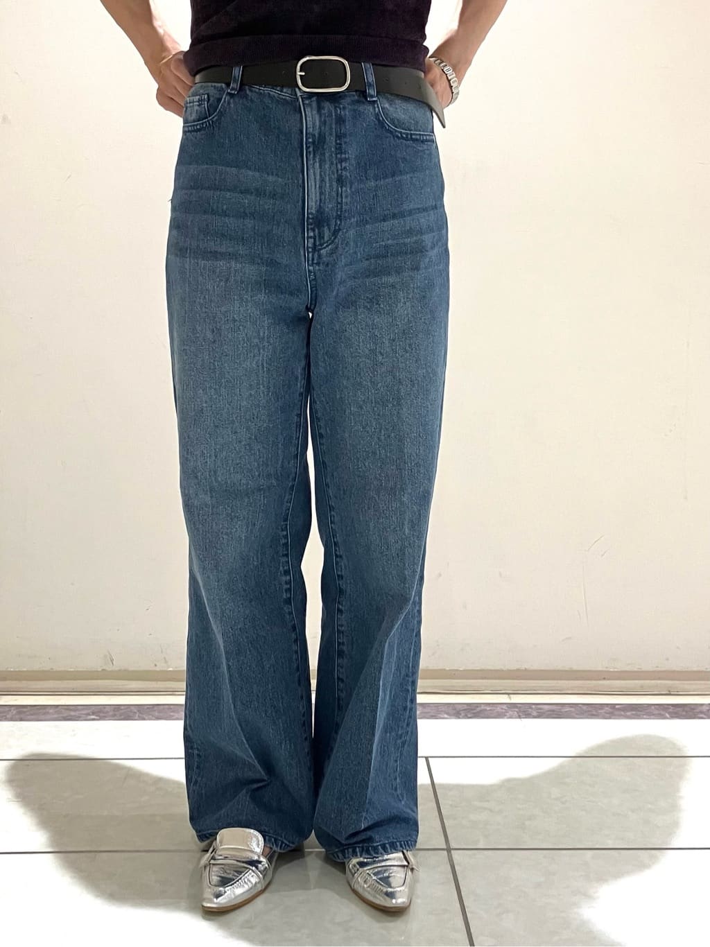 ひろみさんの「UNTITLED｜【追加/本革/日本製】オーバルベルト30mm」を使ったコーディネート