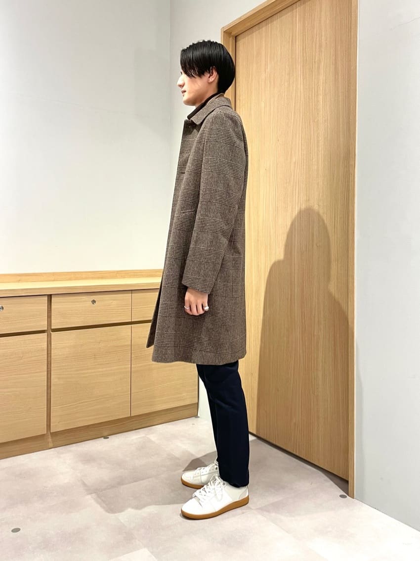 Seiyaさんの「TAKEO KIKUCHI｜【Made in JAPAN】播州織 ヘリンボン ストレート パンツ」を使ったコーディネート