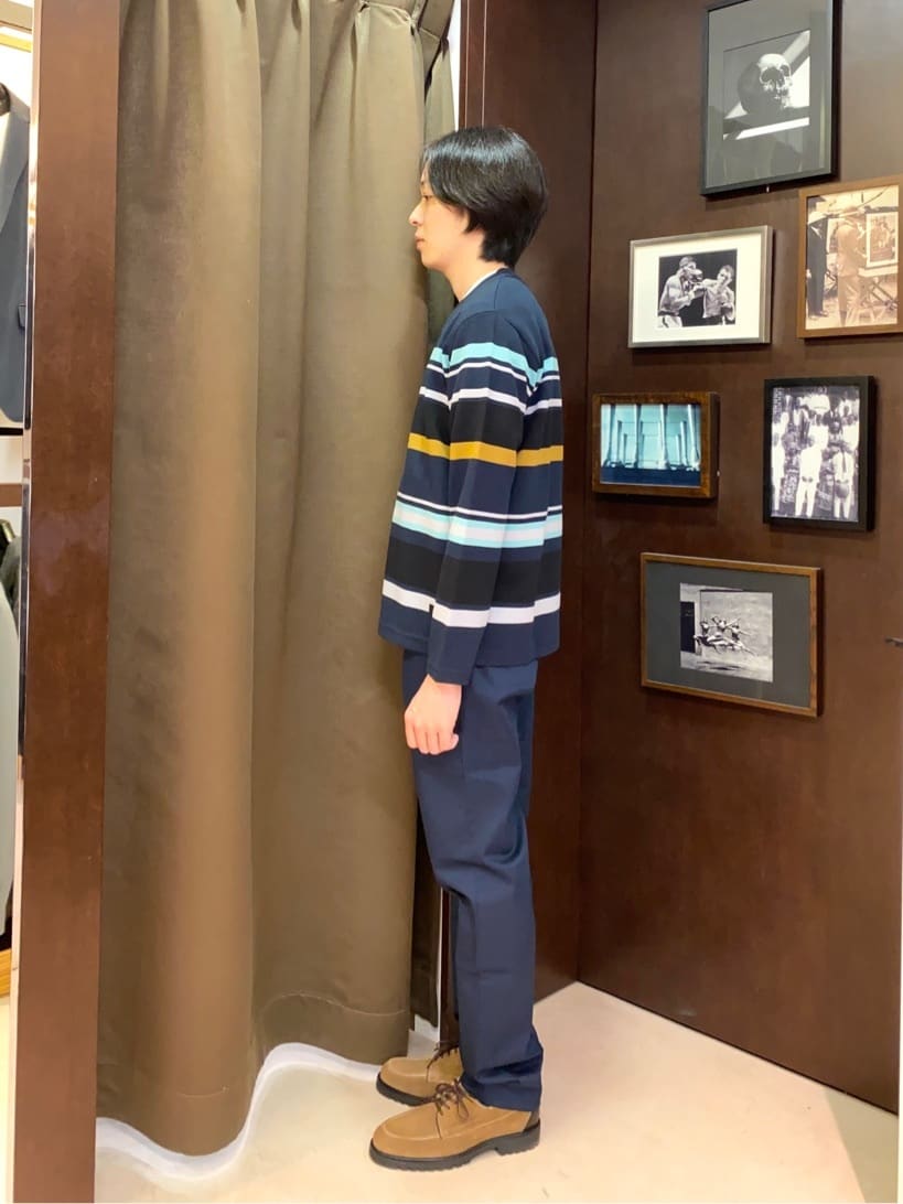 コバヤシさんの「TAKEO KIKUCHI｜【オフィスカジュアル対応】ドレス チノパンツ」を使ったコーディネート