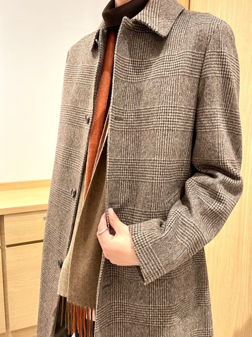 Seiyaさんの「TAKEO KIKUCHI｜【Made in JAPAN】播州織 ヘリンボン ストレート パンツ」を使ったコーディネート