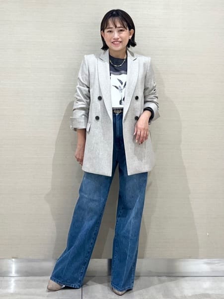 なつよさんの「UNTITLED｜【追加/本革/日本製】オーバルベルト12mm」を使ったコーディネート
