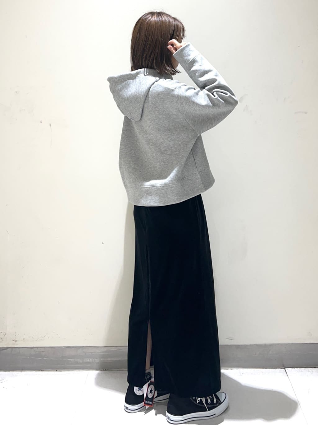 meeさんの「OPAQUE.CLIP｜CONVERSE キャンバス オールスター HI」を使ったコーディネート