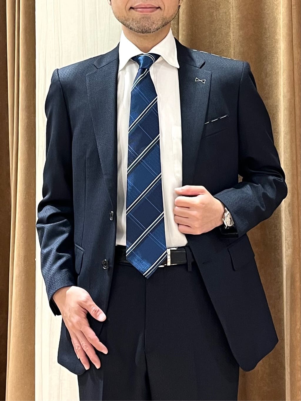 URAさんの「TAKEO KIKUCHI｜【Made in JAPAN】矢絣（やがすり）スーツ／スリーピース対応」を使ったコーディネート