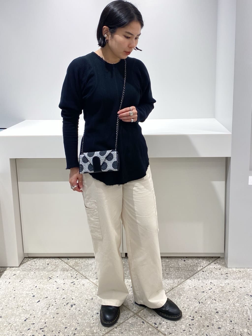 Uさんの「HIROKO HAYASHI｜チェーン付長財布用 ロングチェーン」を使ったコーディネート