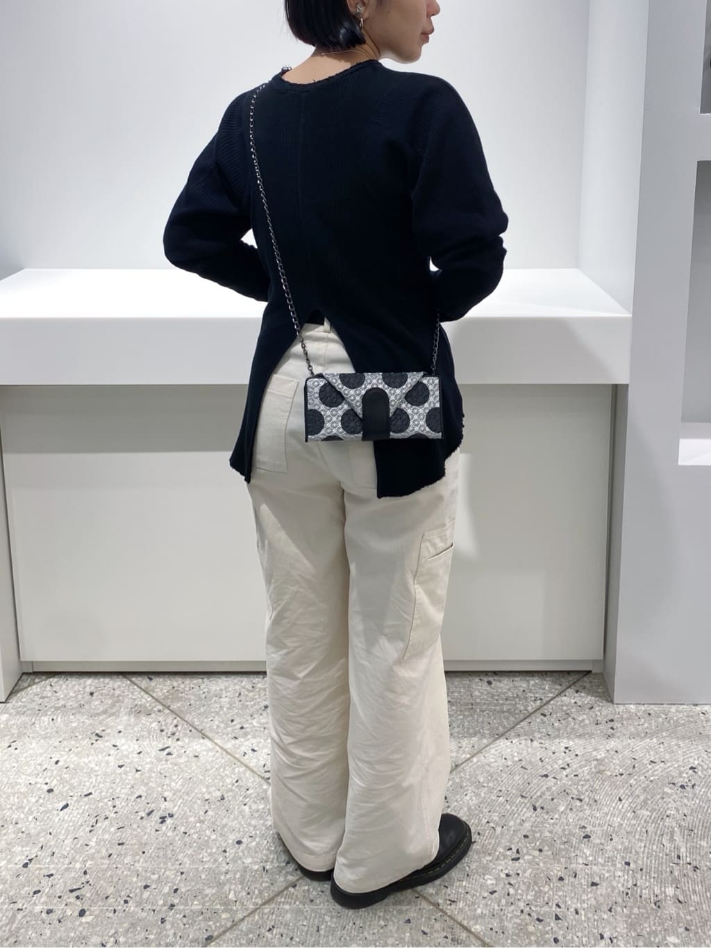 Uさんの「HIROKO HAYASHI｜チェーン付長財布用 ロングチェーン」を使ったコーディネート