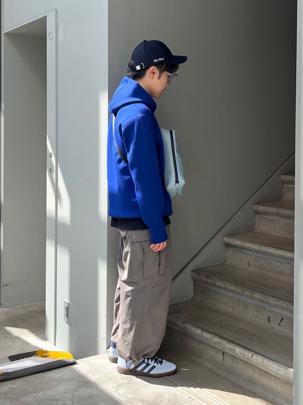 Namikiさんの「TAKEO KIKUCHI｜【撥水】ライトウェイト ボディバッグ」を使ったコーディネート