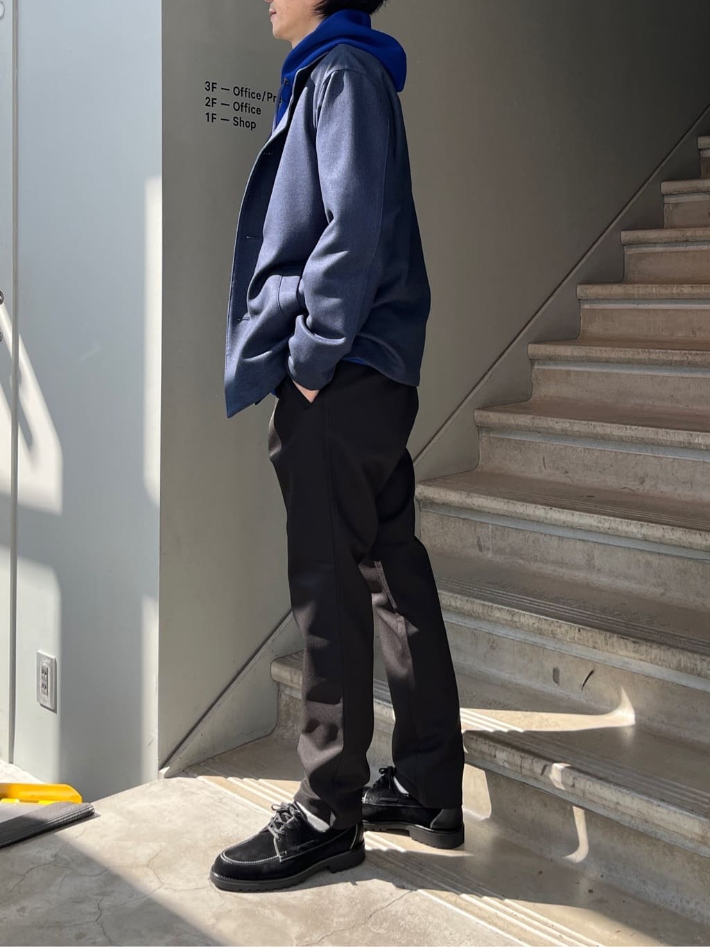 Shintaroさんの「TAKEO KIKUCHI｜【DOWN FABRIC】ダウンファブリック スタンドカラーブルゾン」を使ったコーディネート