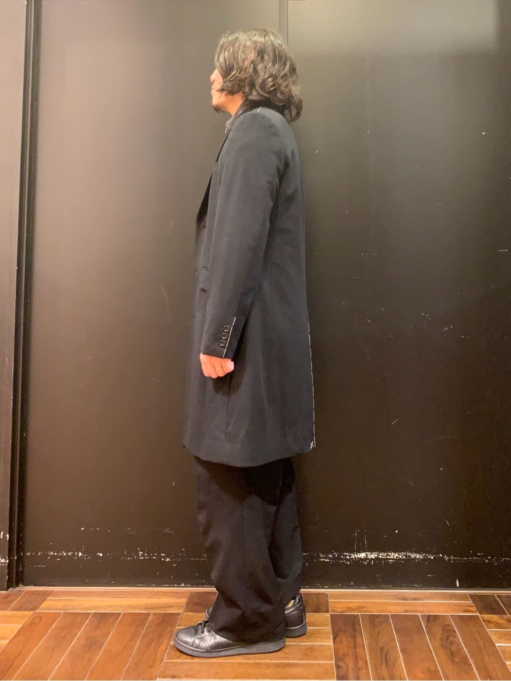 木村剛さんの「TAKEO KIKUCHI｜ウールカシミヤブレンド チェスターコート」を使ったコーディネート