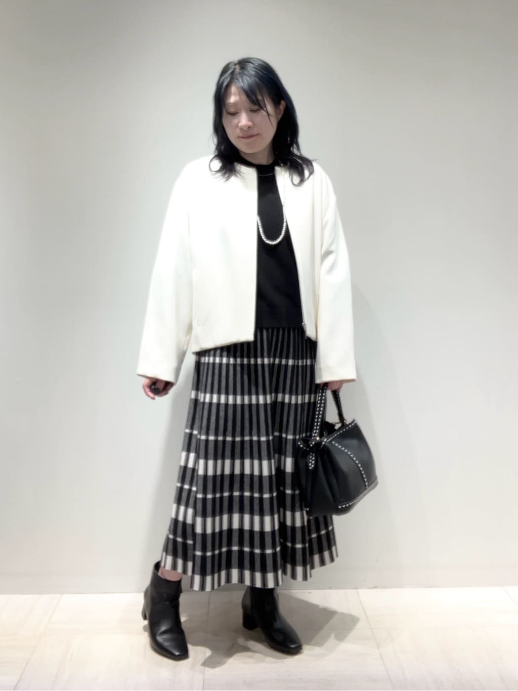 関根さんの「Reflect｜」を使ったコーディネート