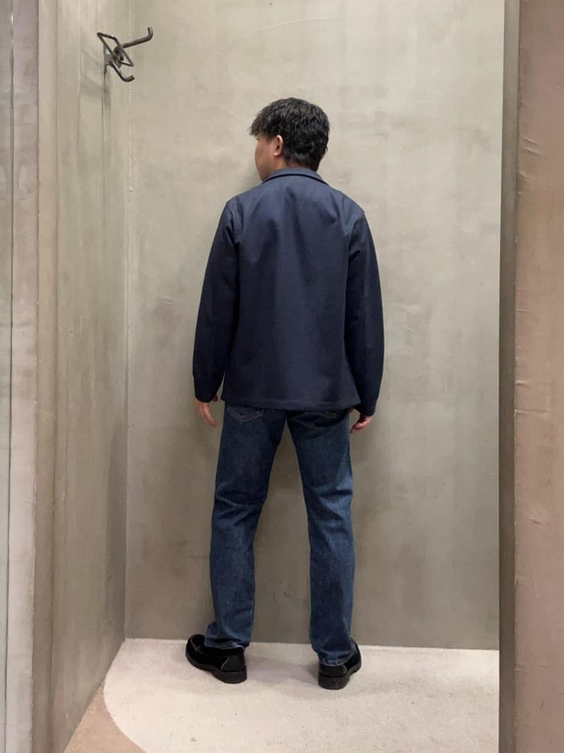 コウノ モトヤさんの「TAKEO KIKUCHI｜【DOWN FABRIC】ダウンファブリック スタンドカラーブルゾン」を使ったコーディネート