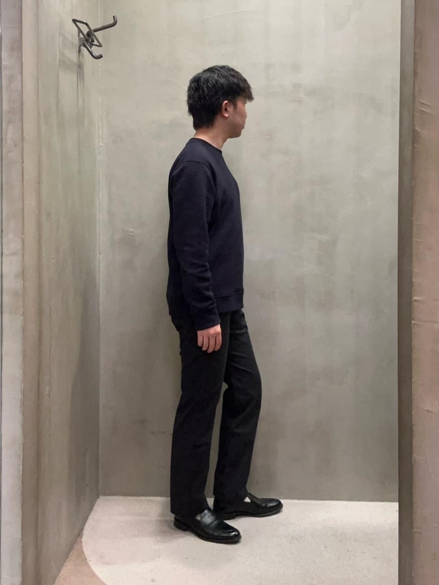 コウノ モトヤさんの「TAKEO KIKUCHI｜【Made in JAPAN】播州織 ストレッチ パンツ」を使ったコーディネート