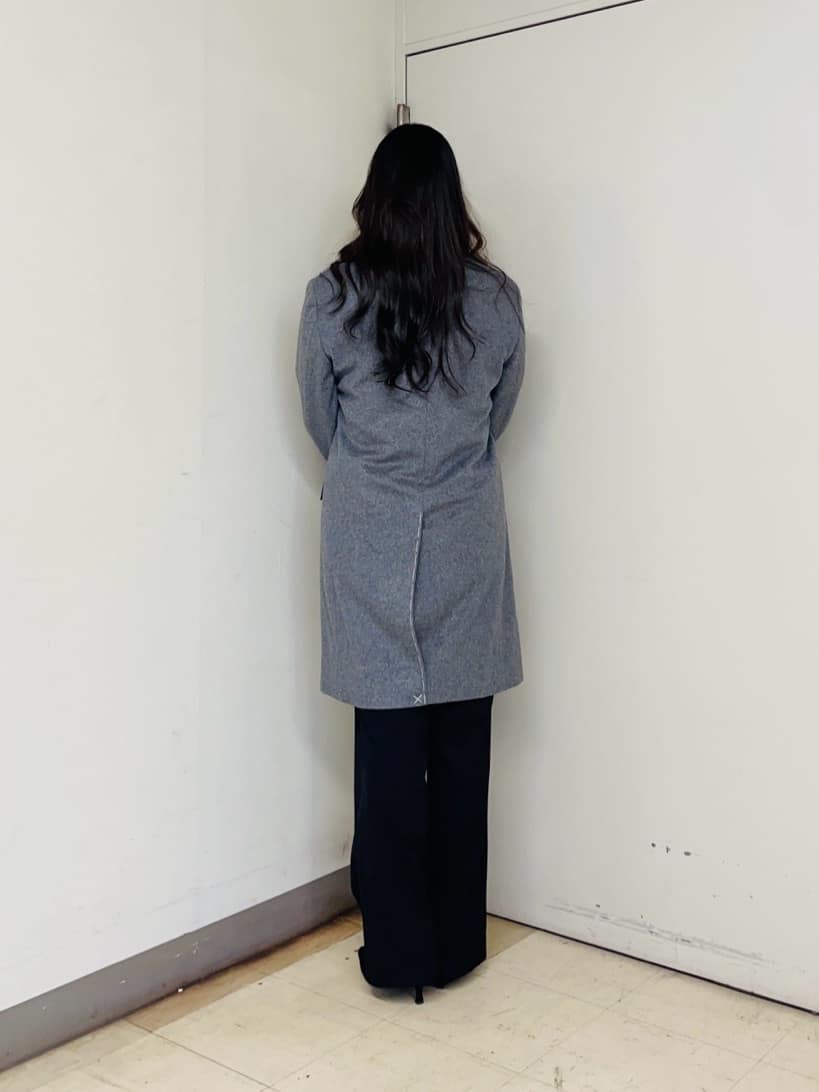 iwさんの「TAKEO KIKUCHI｜ウールカシミヤブレンド チェスターコート」を使ったコーディネート