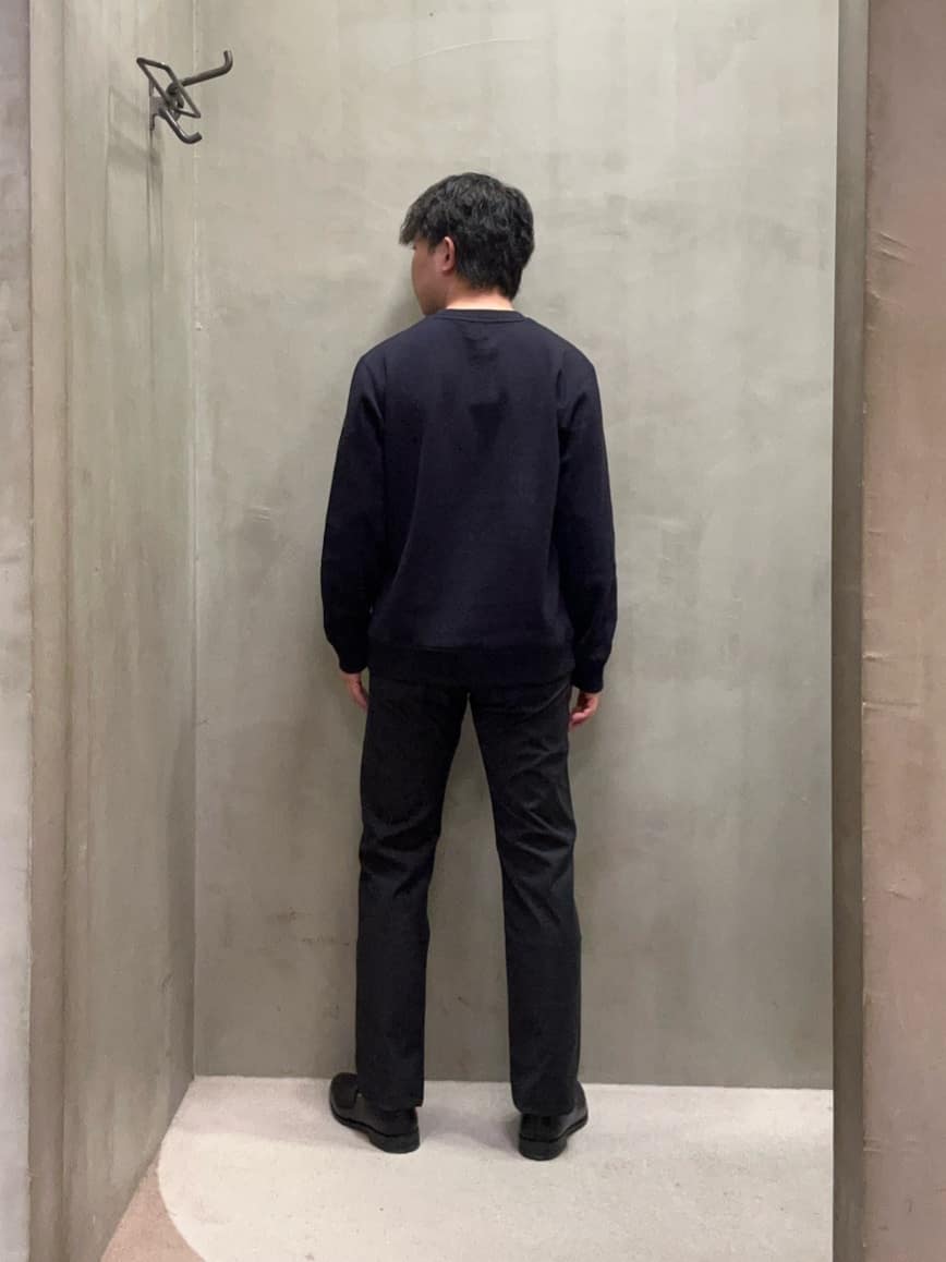 コウノ モトヤさんの「TAKEO KIKUCHI｜【Made in JAPAN】播州織 ストレッチ パンツ」を使ったコーディネート