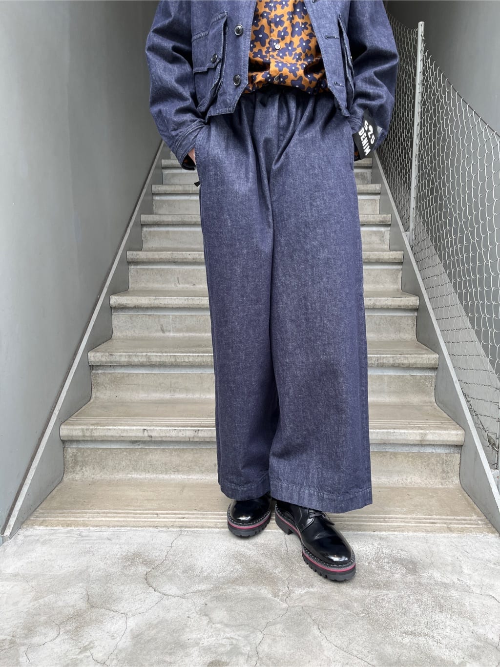 Shintaroさんの「TAKEO KIKUCHI｜40ct&525 厚底プレーントゥシューズ」を使ったコーディネート