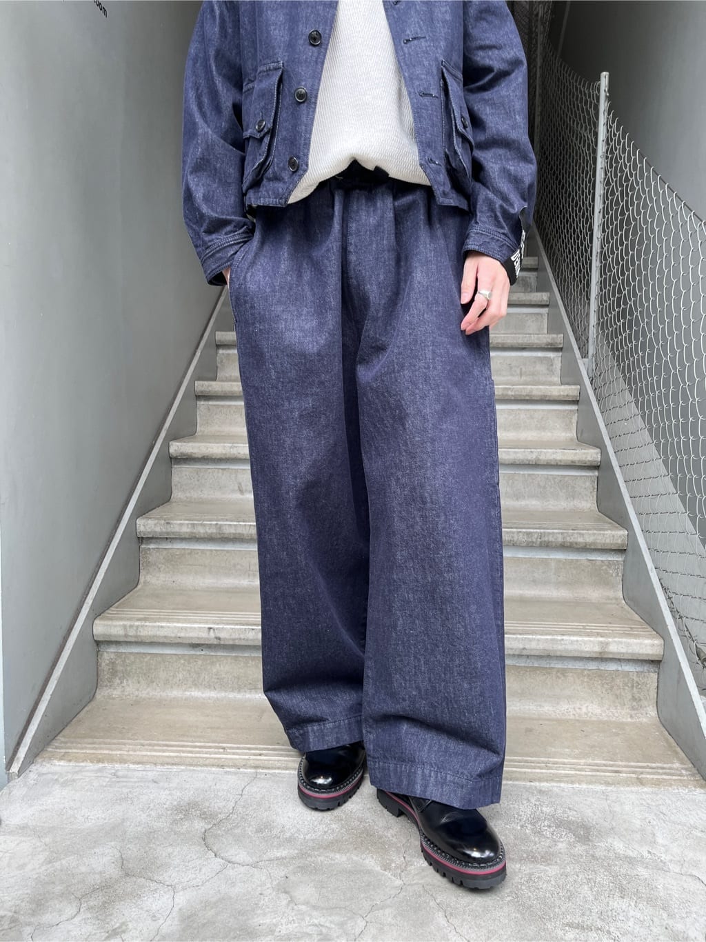 Shintaroさんの「TAKEO KIKUCHI｜40ct&525 厚底プレーントゥシューズ」を使ったコーディネート