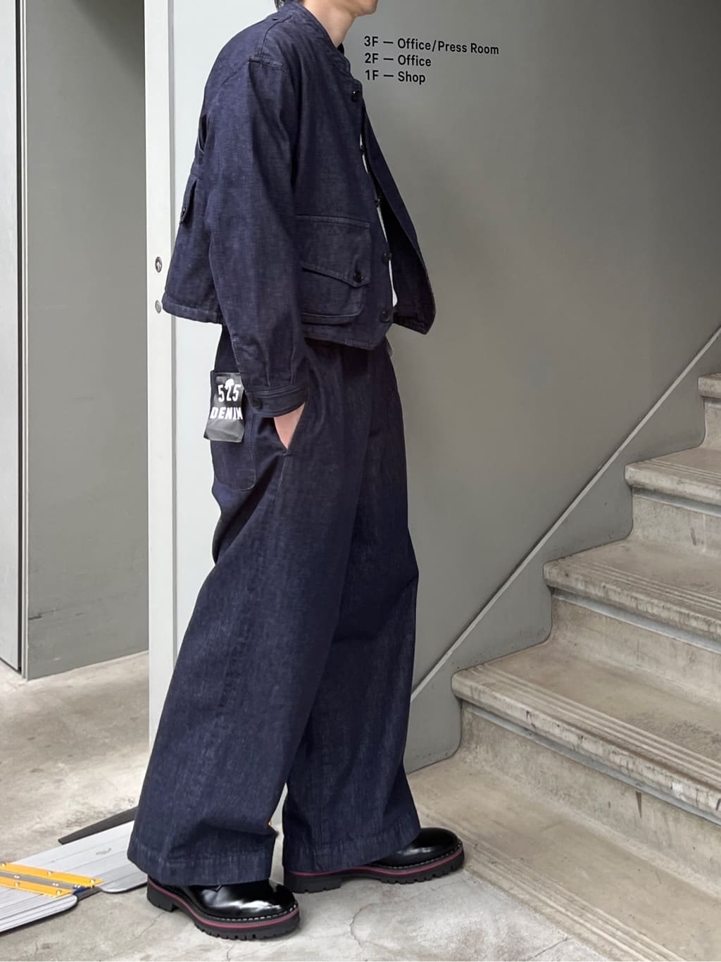 Shintaroさんの「TAKEO KIKUCHI｜40ct&525 厚底プレーントゥシューズ」を使ったコーディネート