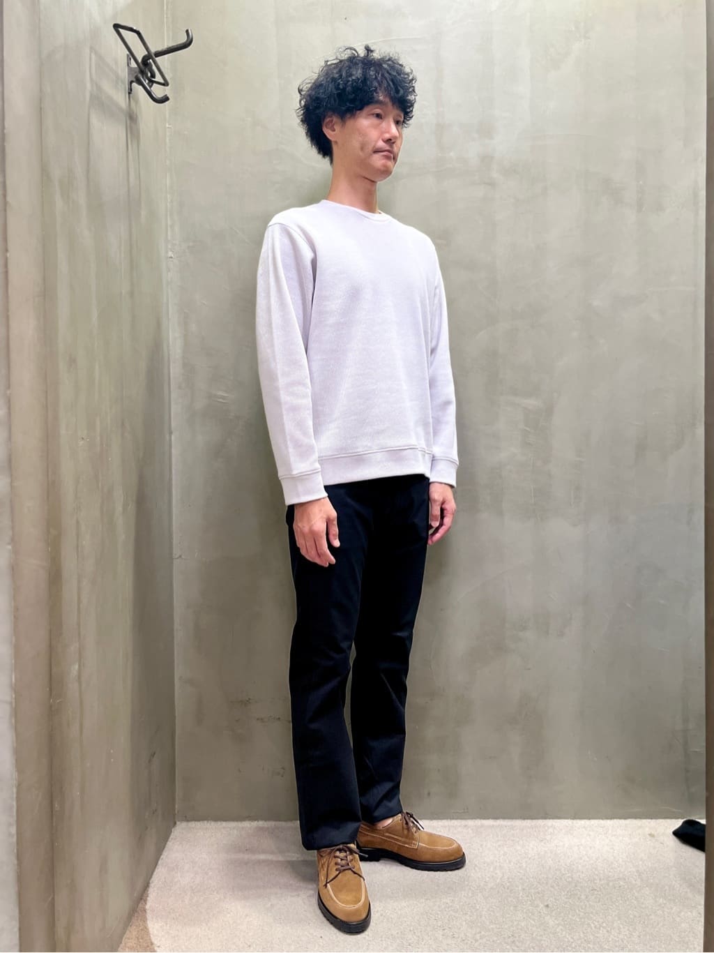 mutoさんの「TAKEO KIKUCHI｜【Made in JAPAN】播州織 ストレッチ パンツ」を使ったコーディネート