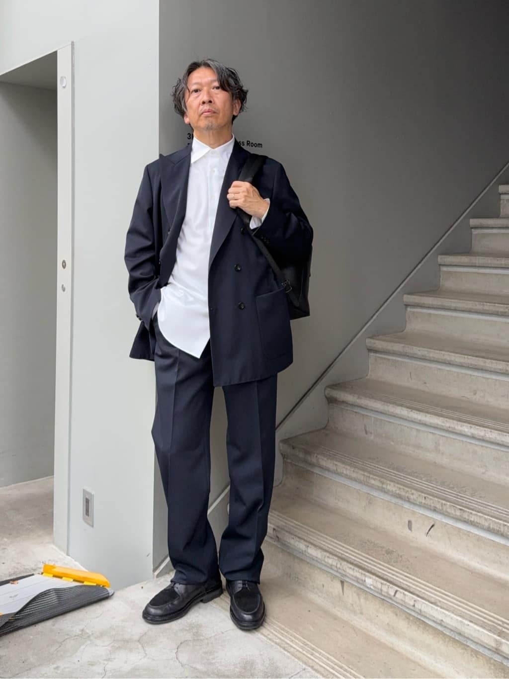 デザイナーTAKEman さんの「TAKEO KIKUCHI｜【THE FLAGSHIP】スーピマ ツイル シャツ」を使ったコーディネート