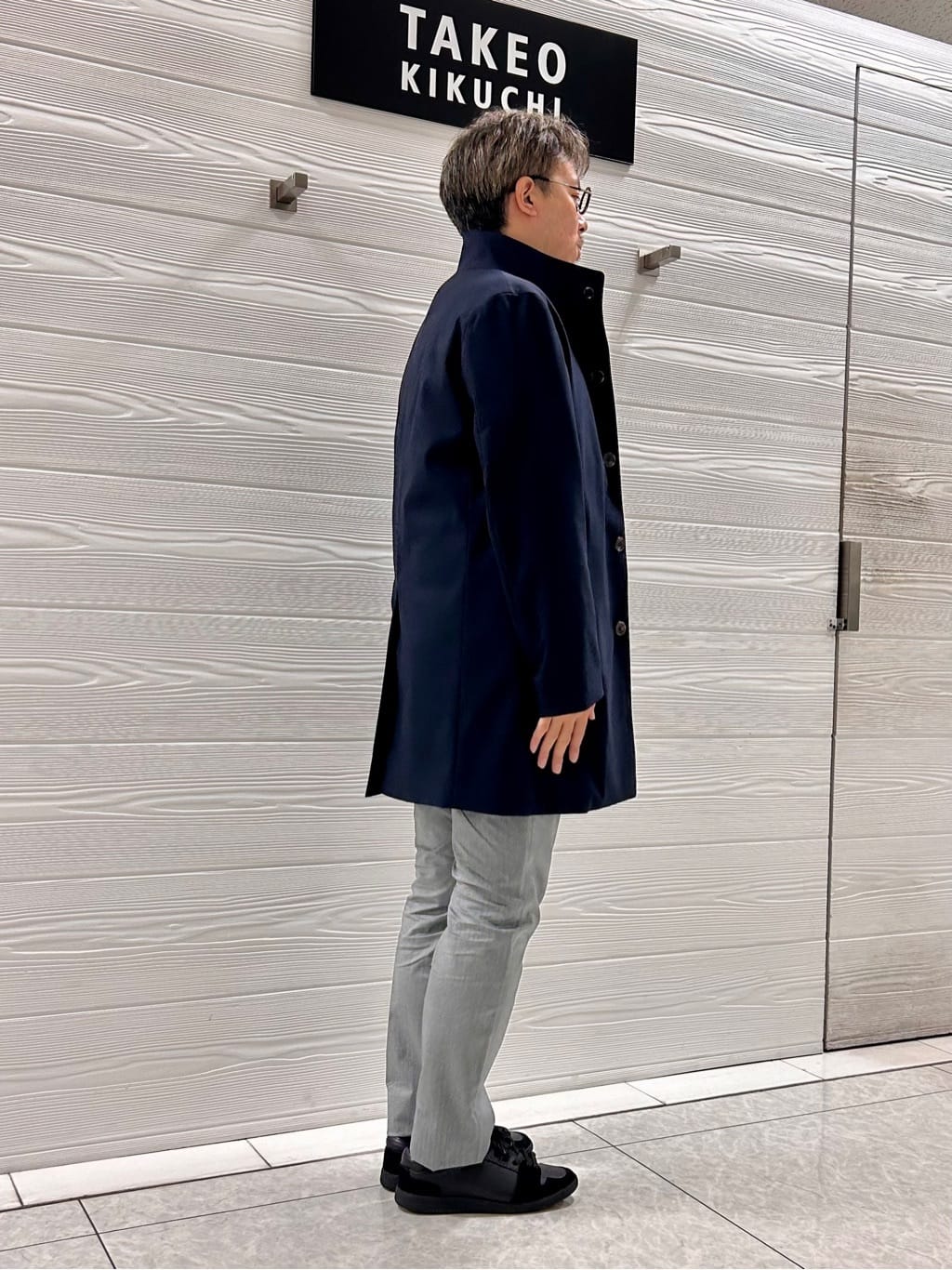 すーさんの「TAKEO KIKUCHI｜【全7サイズ&times;8色展開！】トップマルチヘリンボン パンツ」を使ったコーディネート