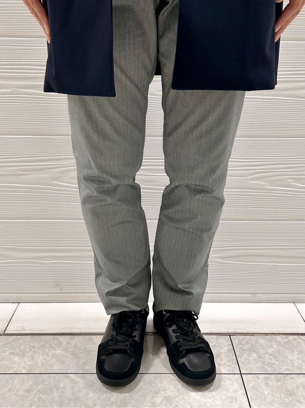 すーさんの「TAKEO KIKUCHI｜【全7サイズ&times;8色展開！】トップマルチヘリンボン パンツ」を使ったコーディネート