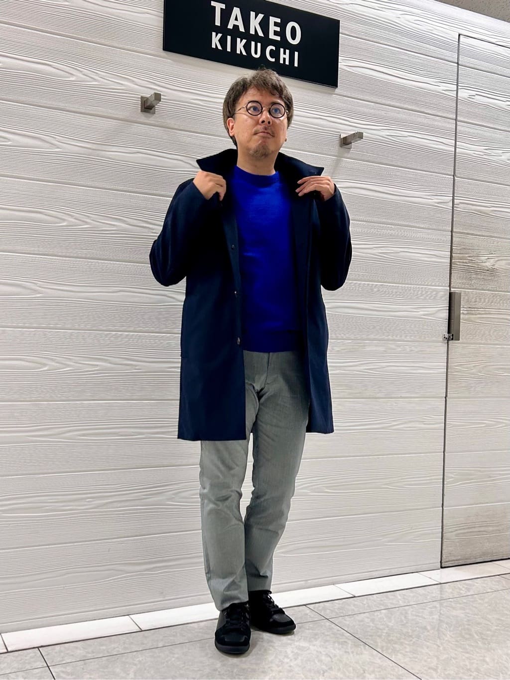 すーさんの「TAKEO KIKUCHI｜【全7サイズ&times;8色展開！】トップマルチヘリンボン パンツ」を使ったコーディネート