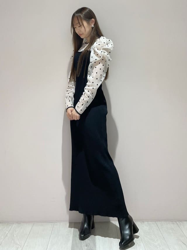 azusaさんの「ESPERANZA｜【晴雨兼用】ブロックヒールショートブーツ」を使ったコーディネート