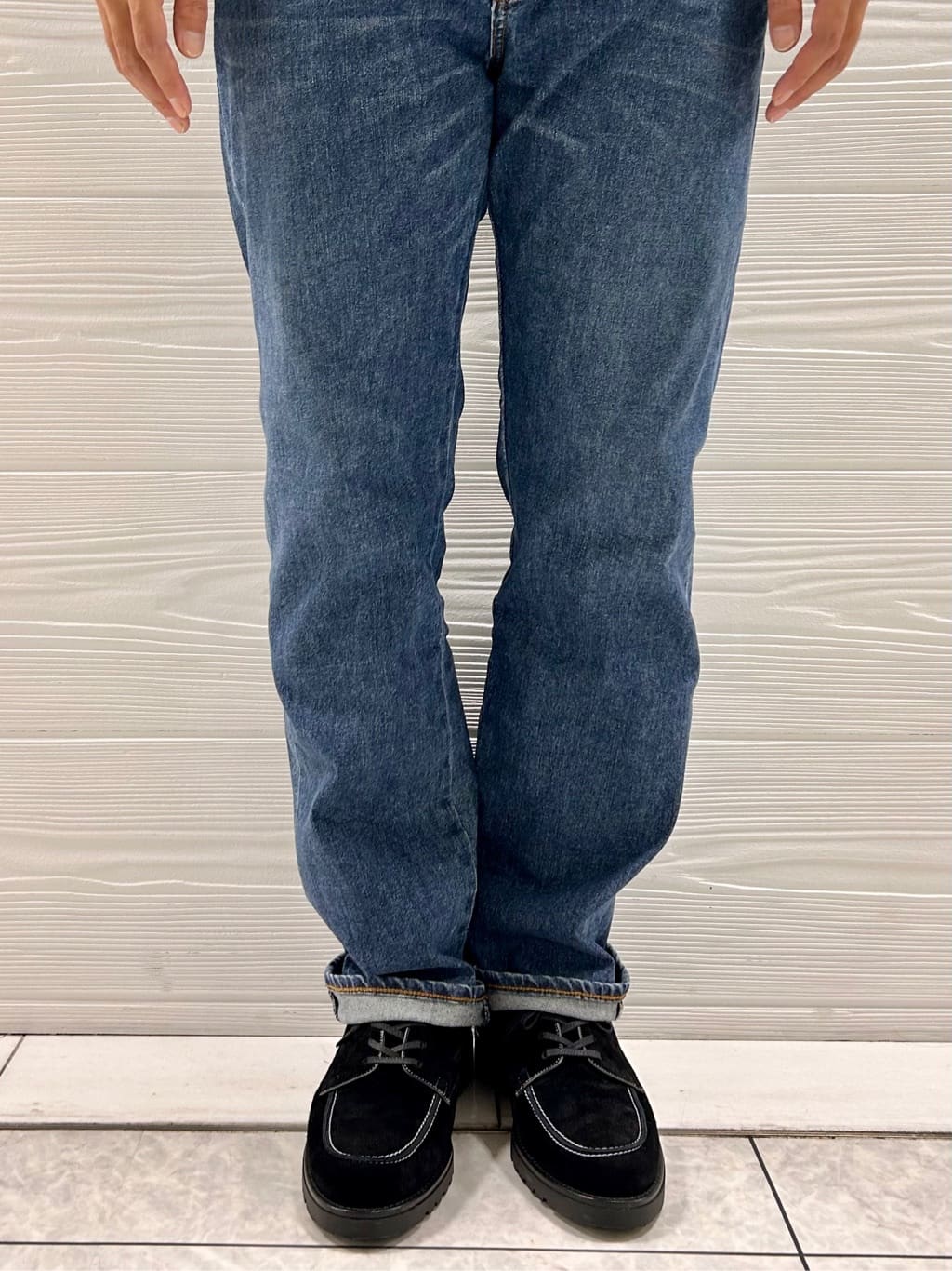 すーさんの「TAKEO KIKUCHI｜【モンスターストレッチ】日本製 ウォッシュド デニムパンツ」を使ったコーディネート