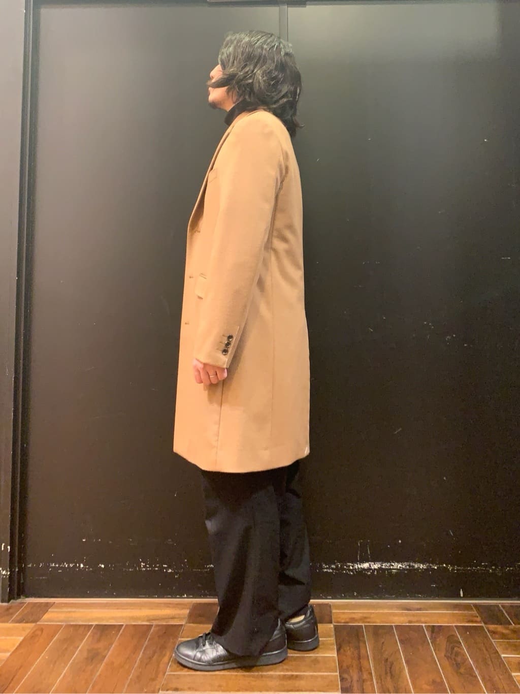 木村剛さんの「TAKEO KIKUCHI｜ウールカシミヤブレンド チェスターコート」を使ったコーディネート