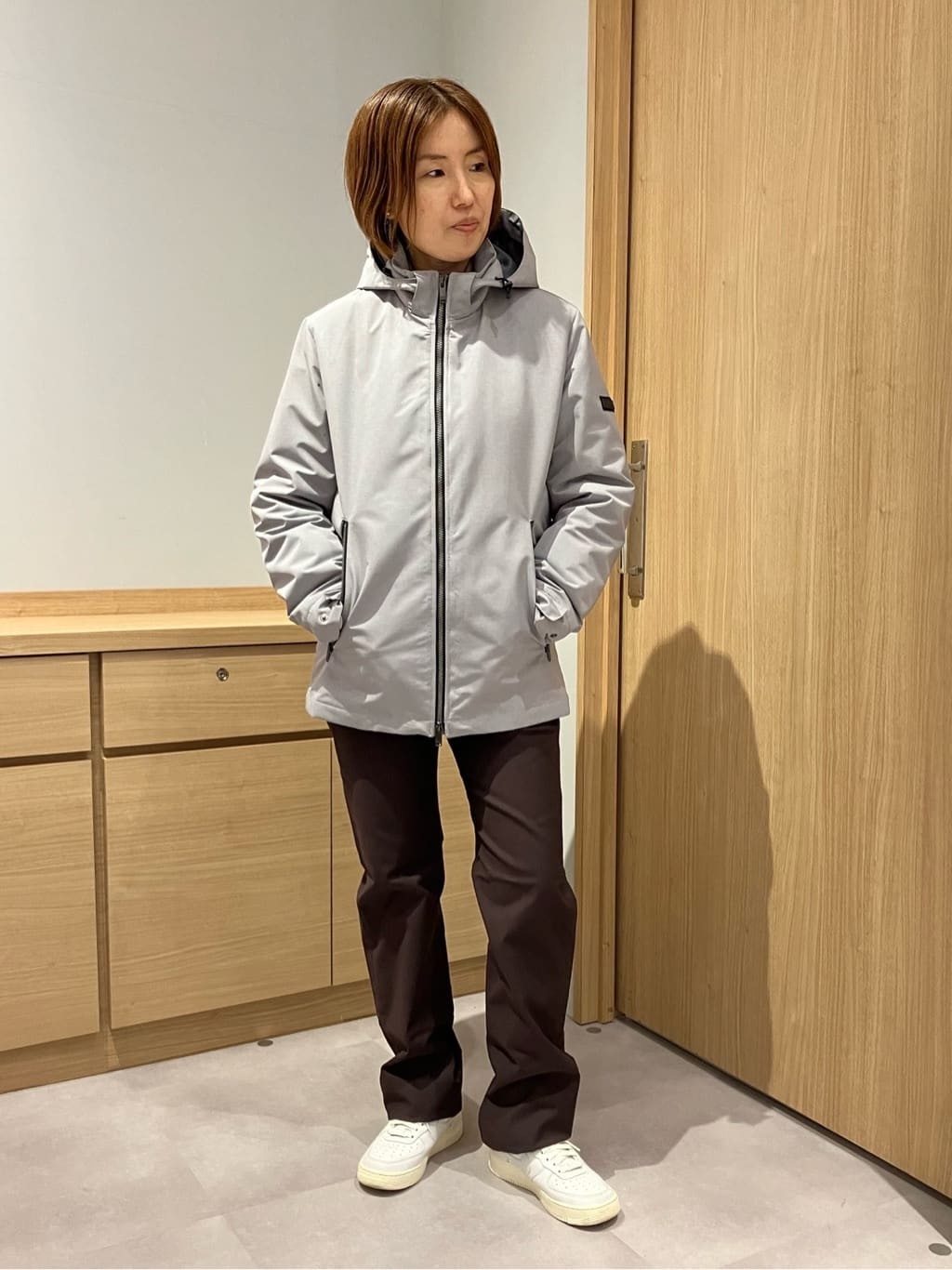 みかさんの「TAKEO KIKUCHI｜【Made in JAPAN】播州織 ストレッチ パンツ」を使ったコーディネート