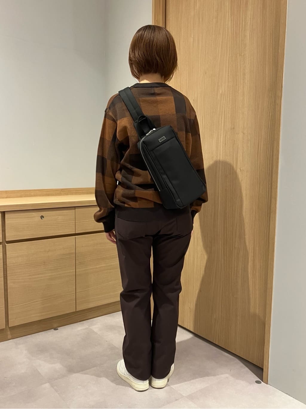 みかさんの「TAKEO KIKUCHI｜【Made in JAPAN】播州織 ストレッチ パンツ」を使ったコーディネート