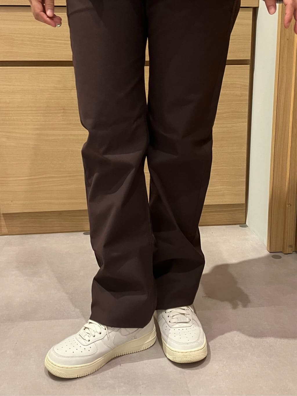 みかさんの「TAKEO KIKUCHI｜【Made in JAPAN】播州織 ストレッチ パンツ」を使ったコーディネート