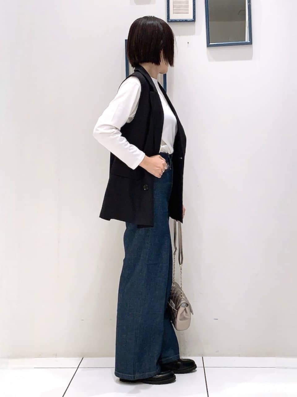 まぁさんさんの「grove｜【SOMETHING&times;grove別注】LISAWIDE DENIM PANTS」を使ったコーディネート