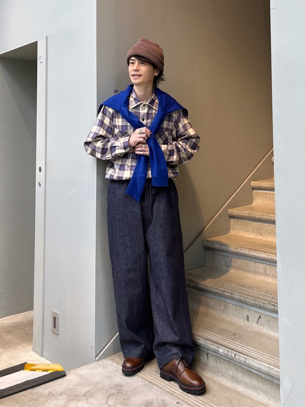 Shintaroさんの「TAKEO KIKUCHI｜40ct&525 厚底プレーントゥシューズ」を使ったコーディネート