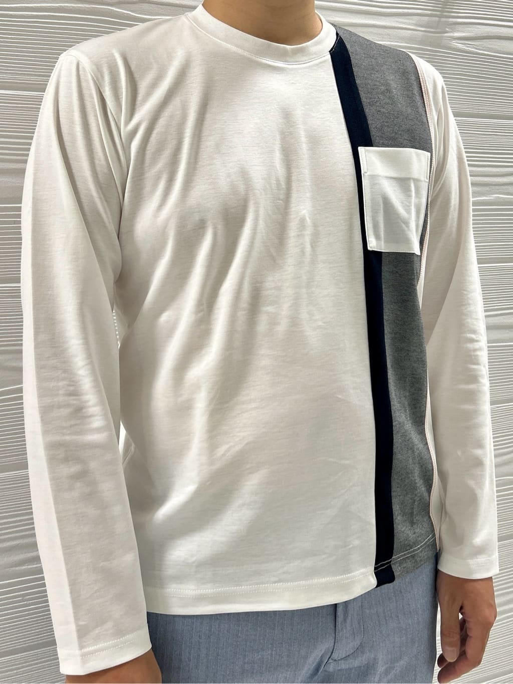 すーさんの「TAKEO KIKUCHI｜【全7サイズ&times;8色展開！】トップマルチヘリンボン パンツ」を使ったコーディネート