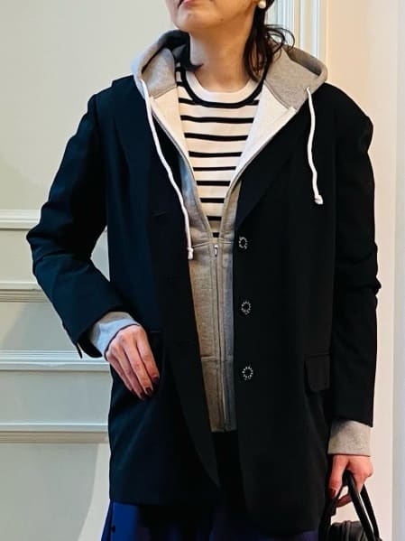 TSUKUIさんの「DRESSTERIOR｜デキシー吊裏毛ジップアップパーカ」を使ったコーディネート