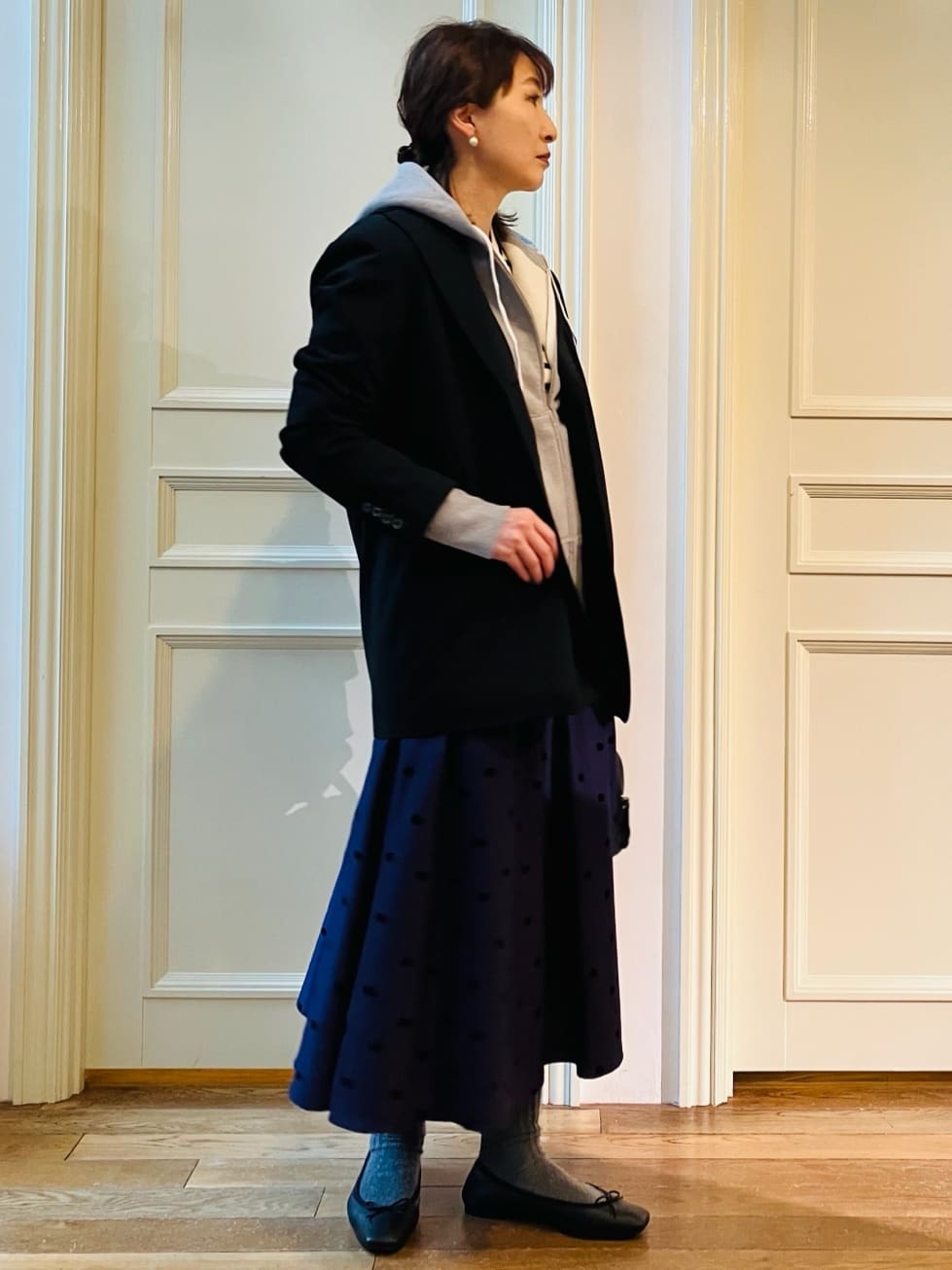 TSUKUIさんの「DRESSTERIOR｜デキシー吊裏毛ジップアップパーカ」を使ったコーディネート