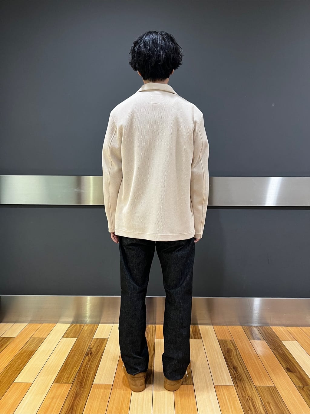 yutoさんの「TAKEO KIKUCHI｜【モンスターストレッチ】日本製 ワンウォッシュ デニムパンツ」を使ったコーディネート